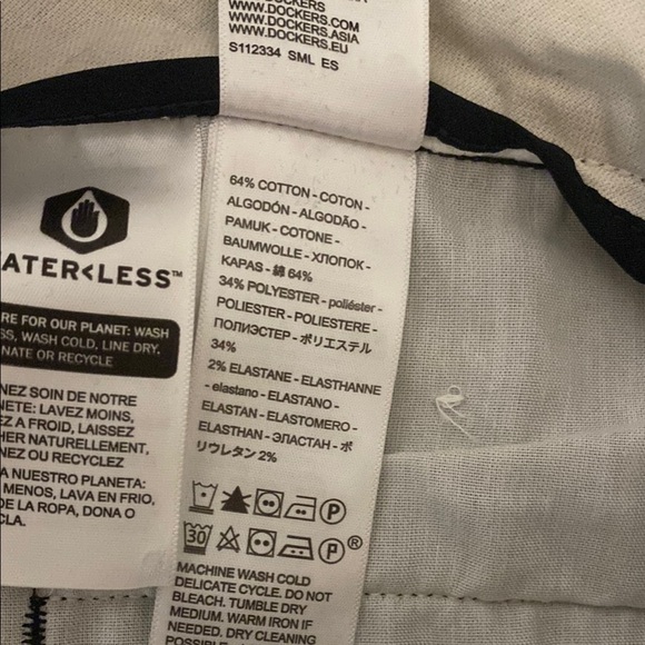 Dockers  Men’s Classic Fit Black  Dress Pants or Work Pants34 X 30 - Picture 6 of 6